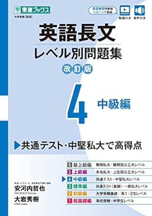 英語長文レベル別問題集123456の難易度をガチ解説！どこからやる？